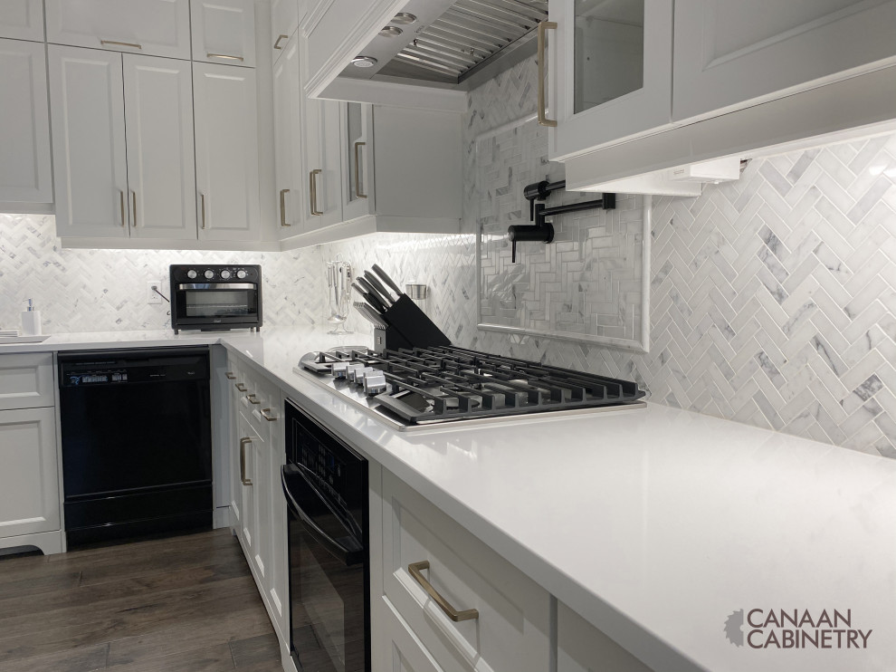 Transitional home design photo in Toronto