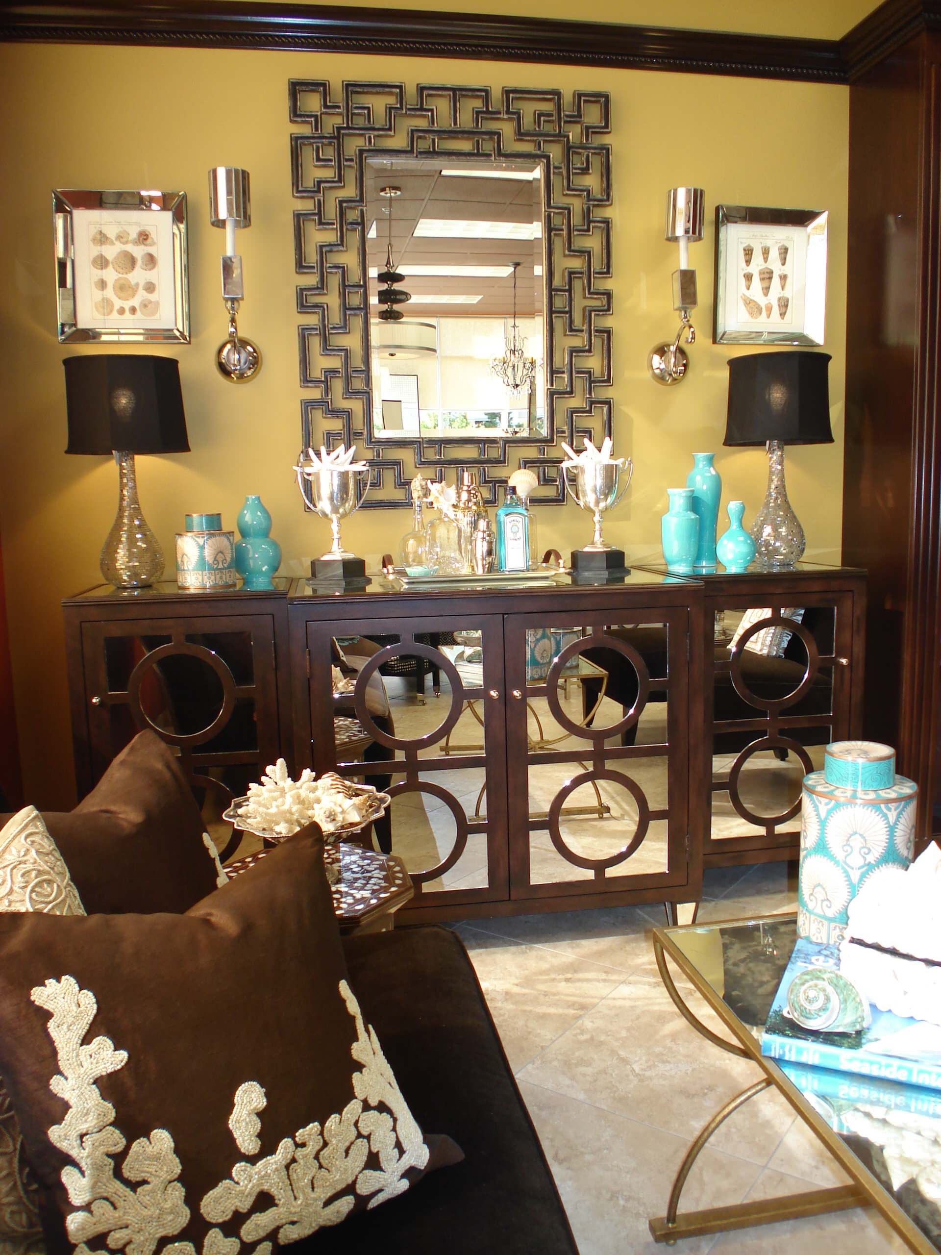 Chocolate Brown And Turquoise Ideas Photos Houzz