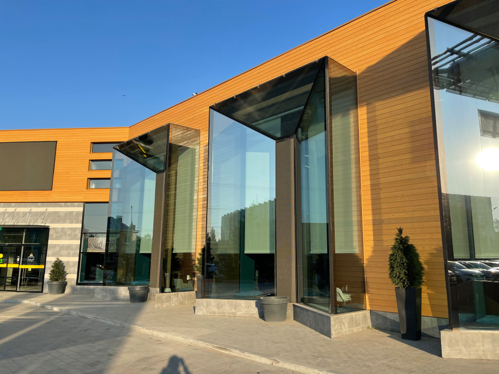 Остекление детского кафе город Кустанай