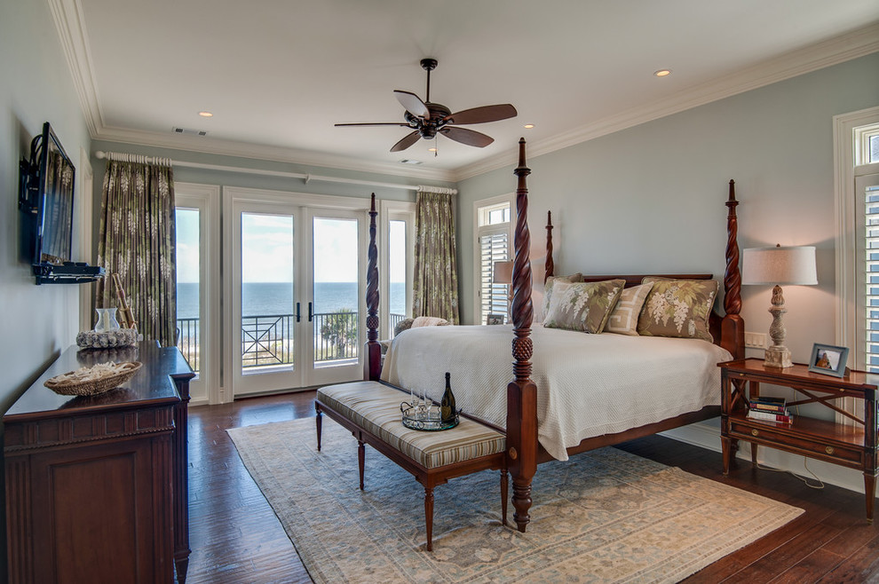 This is an example of a coastal bedroom in Atlanta.