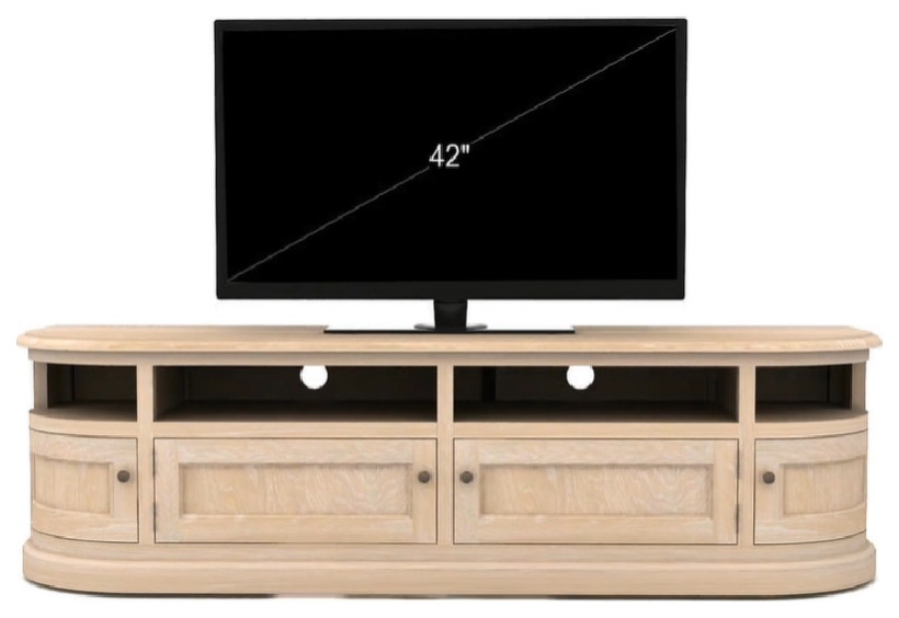 Solid Pine TV Stand | Tikamoon Celeste - French Country - Entertainment  Centers And Tv Stands - by Oroa - European Furniture | Houzz