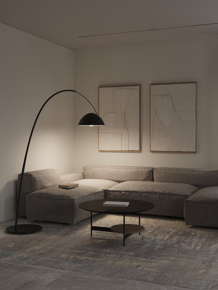 Кухня-гостиная в загородном доме