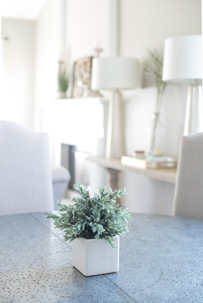 Example of a transitional home design design in Orange County