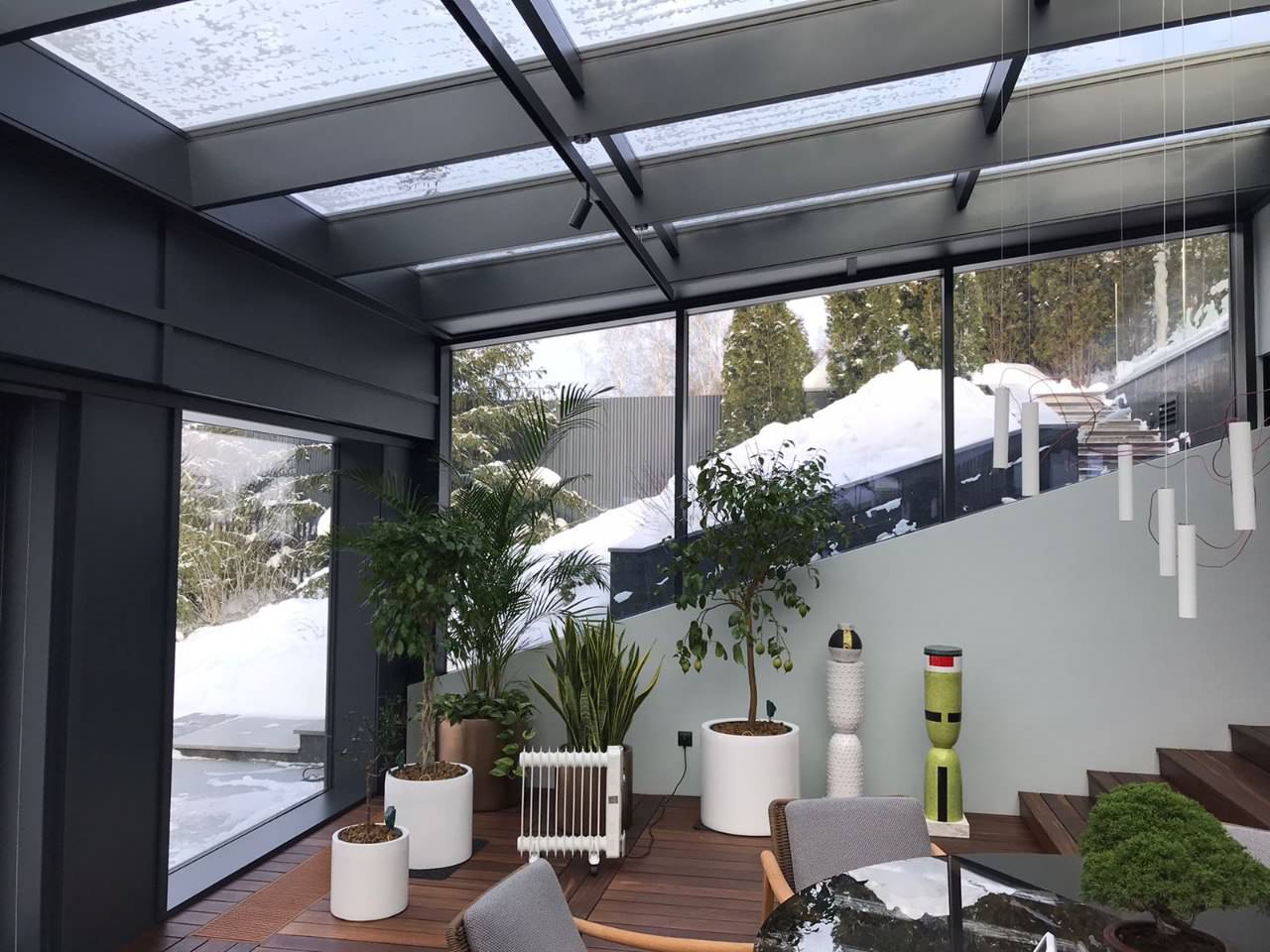 Конструкция зимнего сада.