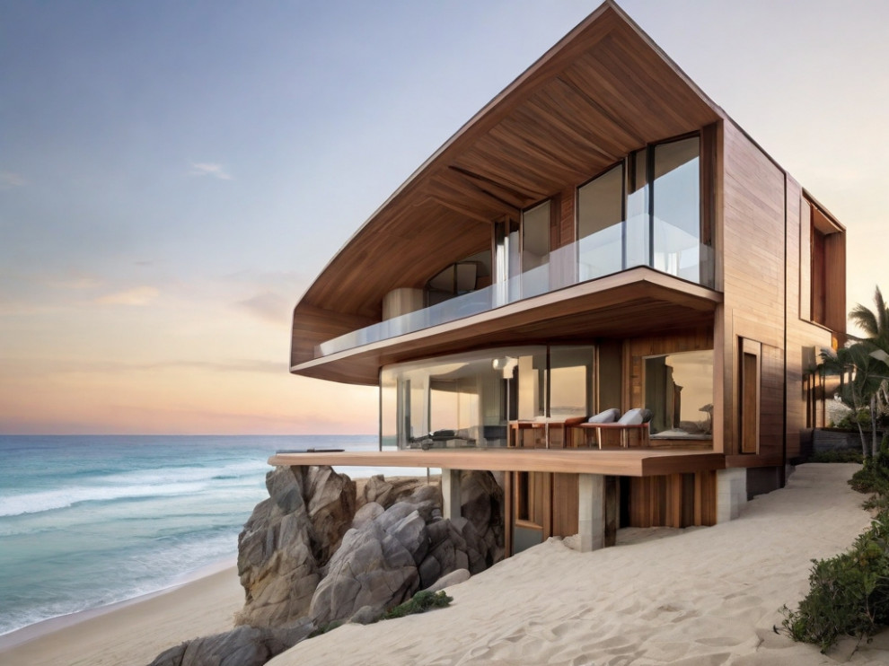 Image showcasing Beachside Bliss: Designing Outdoor Spaces for Coastal Comfort and ...