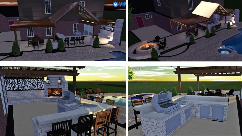 Patio - transitional patio idea