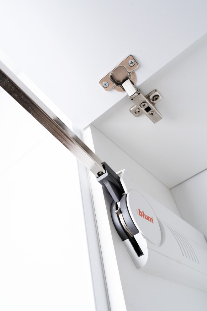 Кухня с интегрированными ручками