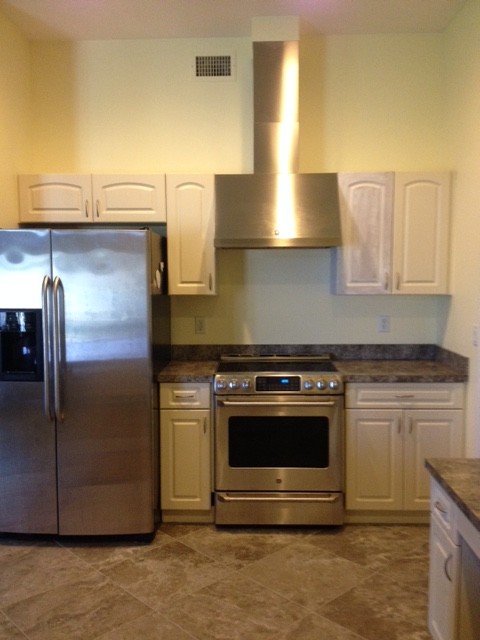Stu's Kitchen Reface Cherry Slab Doors