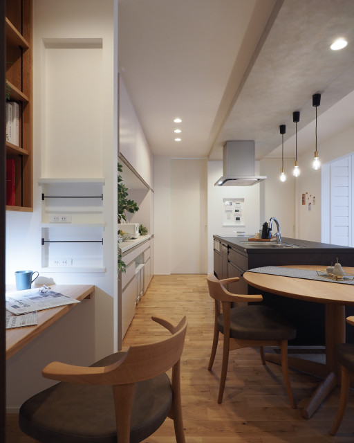 収納と動線が導く心地よい暮らし modern-esszimmer