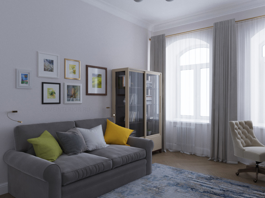 Квартира в доме, построенном в XIX веке в центре Москвы