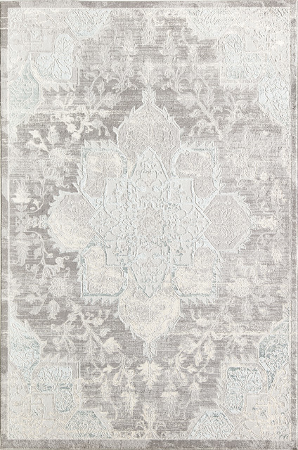 Delancey Vintage Traditional High Low Area Rug, 8' X 10'