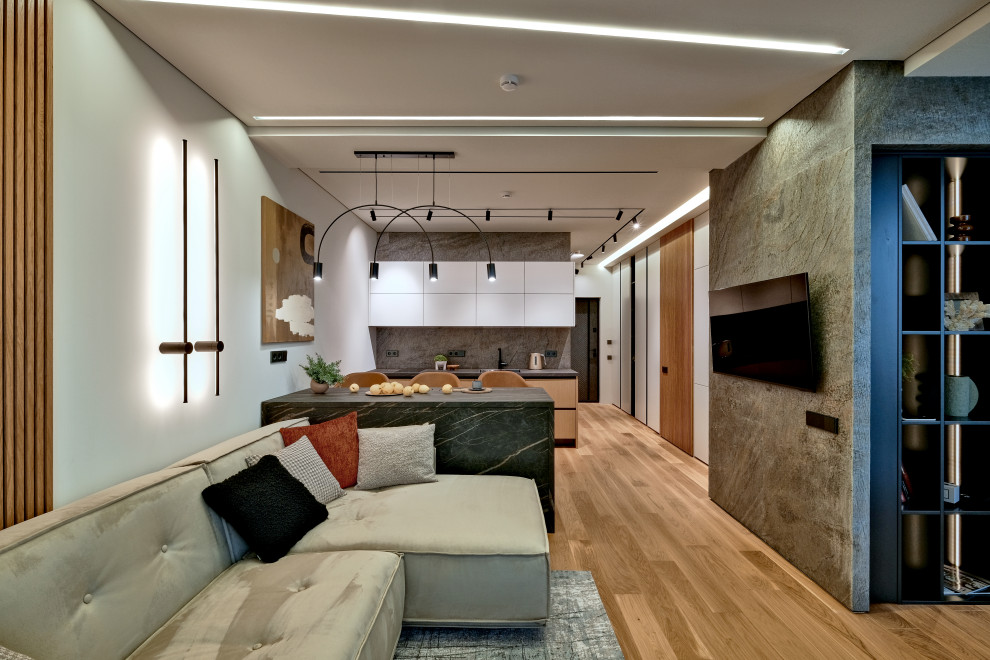 Фото. Роскошные ВИП апартаменты, Сан Сити, 55м, Теплый минимализм