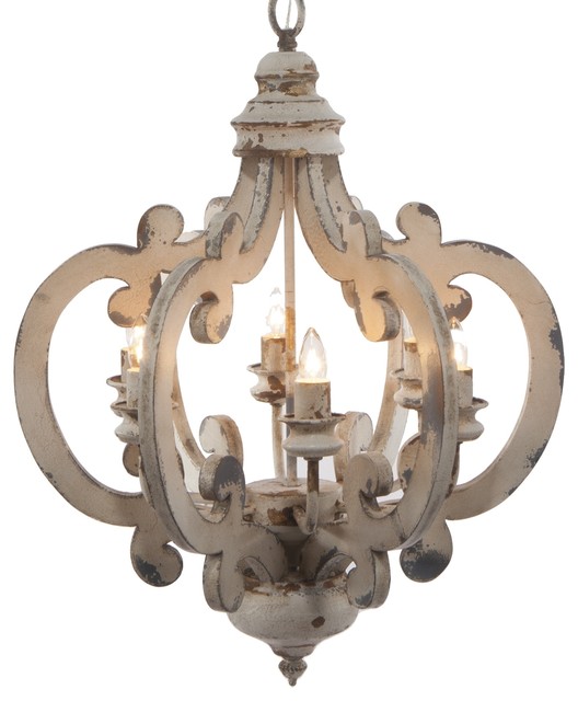 What I M Loving Now Distressed White Chandeliers My 100 Year Elizabeth Crown Shaped 6 Bulb Chandelier Farmhouse Chandeliers