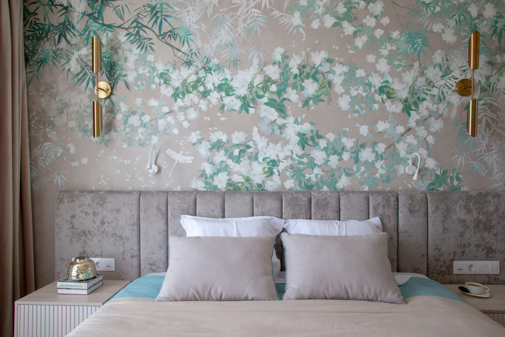 Проект 3-х комнатной квартиры "Лесная Рапсодия". Спальня.