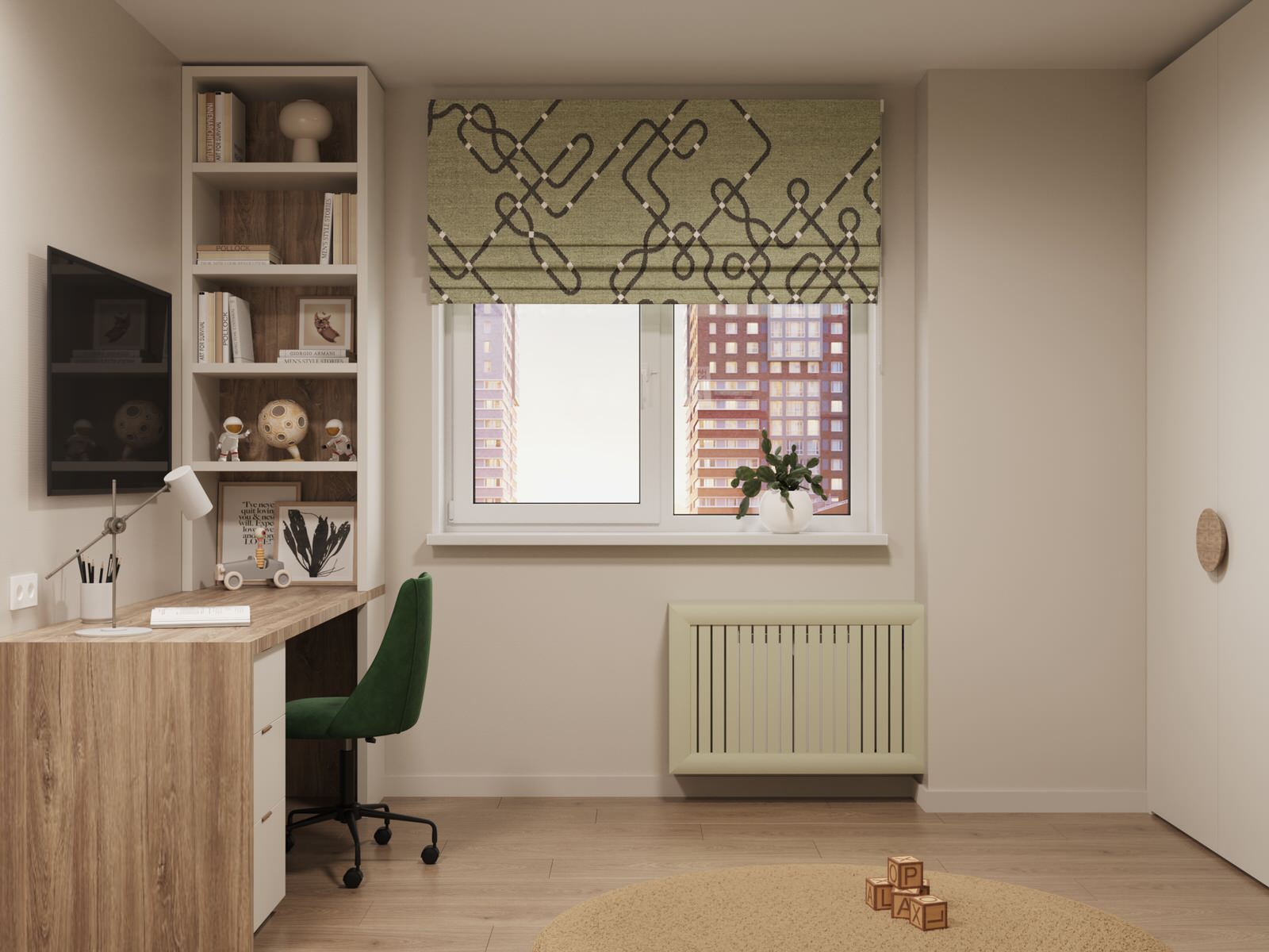 Проект квартиры 77 кв.м., ЖК Калининский