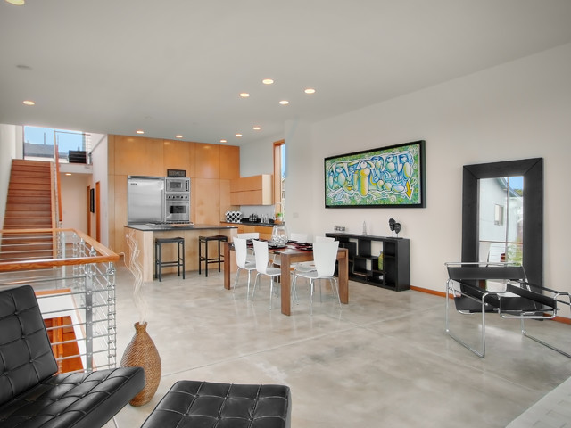 Mt. Baker Residence modern-vardagsrum