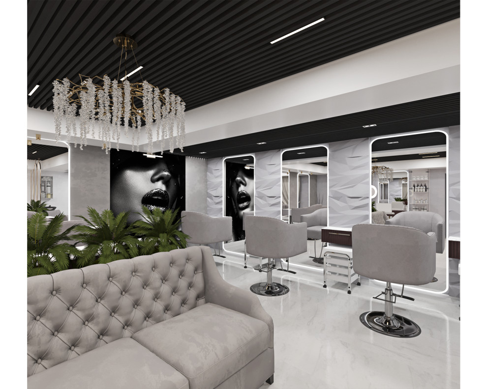 Школа маникюра. Парикмахерский зал.