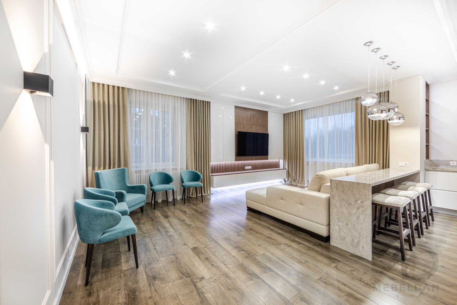 Квартира под ключ площадью 115м2