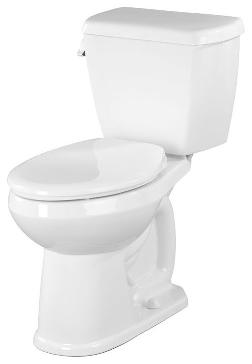 Gerber Av-21-818 Avalanche White 2-Piece Elongated Ergoheight Toilet -  Traditional - Toilets - by PlumbersStock | Houzz