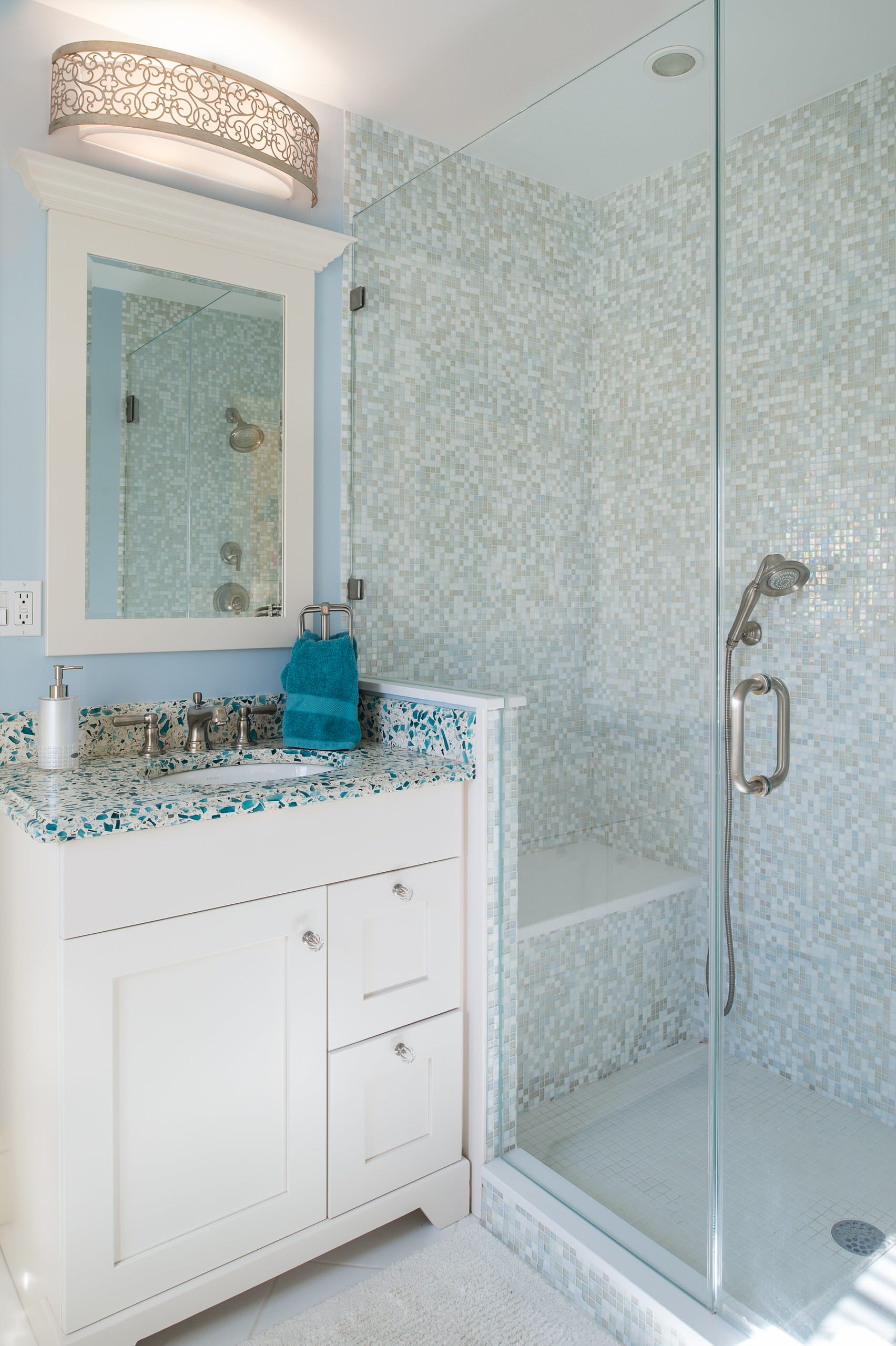 Periwinkle Bathroom Houzz