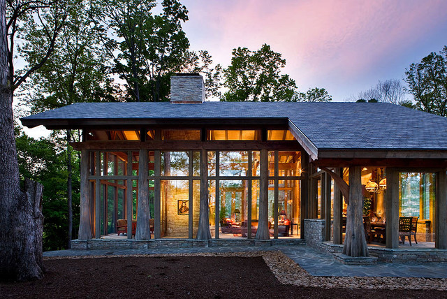 Tree House  Rustic  Exterior  Nashville  by Norris Architecture