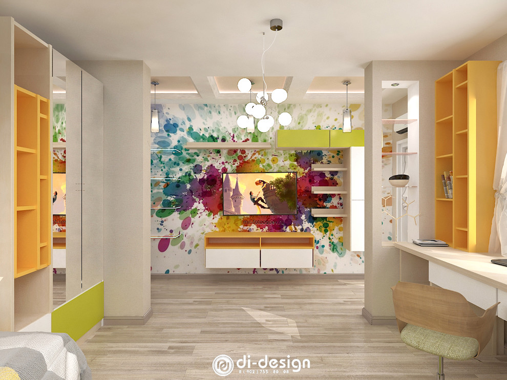 Детская на мансарде