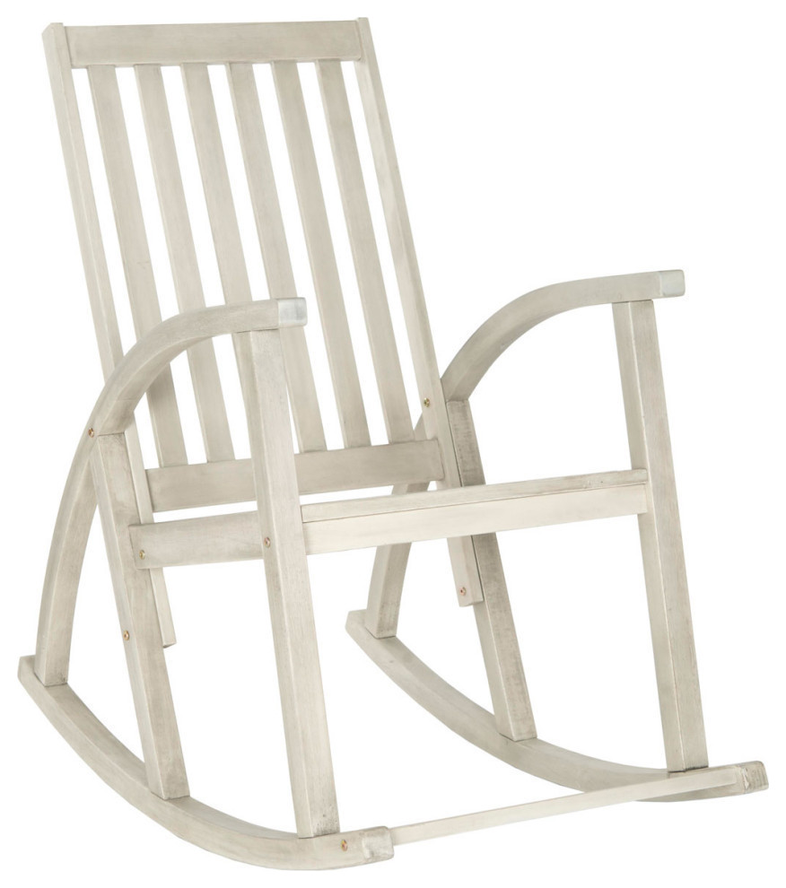 Tonna Rocking Chair, Brown Whitewash