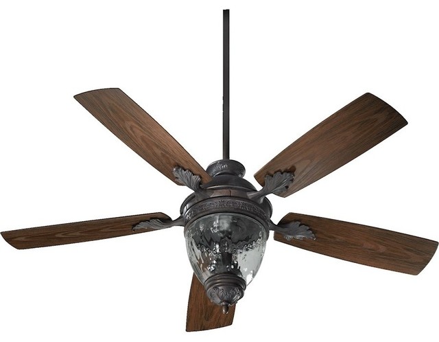 Quorum Georgia 3 Light Ceiling Fan Toasted Sienna