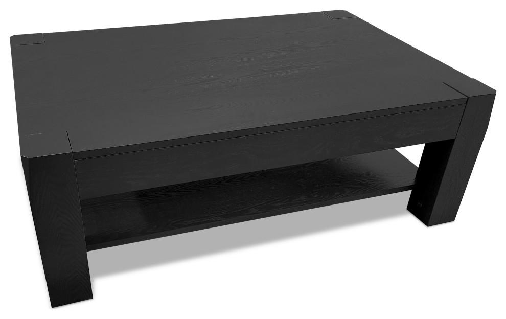 The Origins Coffee Gaming Table, Onyx Finish, With Standard Top