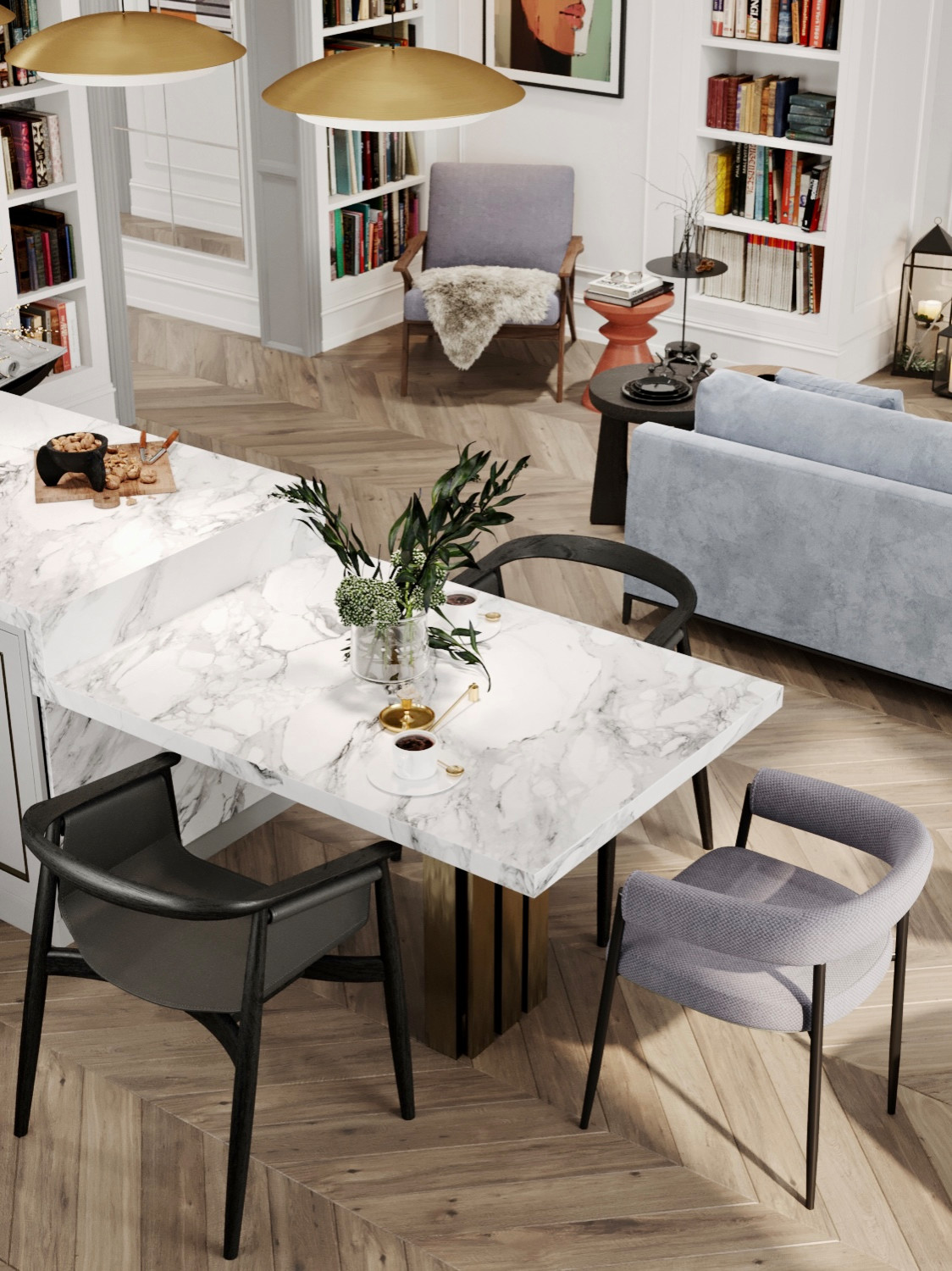 Квартира для сына дизайнера с отличным вкусом