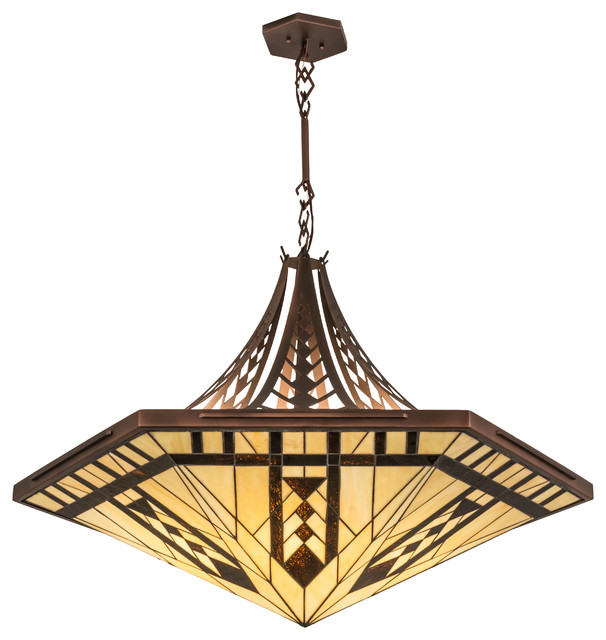 Meyda Lighting 40 5 W Sonoma Inverted Pendant Beige Amber Meyda Lighting 40 5 W Sonoma Inverted Pendant Beige Amber Craftsman By Freely