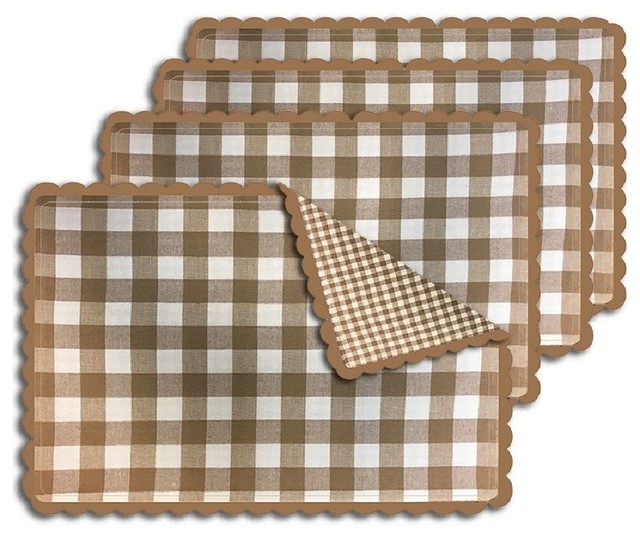 Buffalo Checkered Reversible Placemat, Set of 4 Farmhouse Placemats
