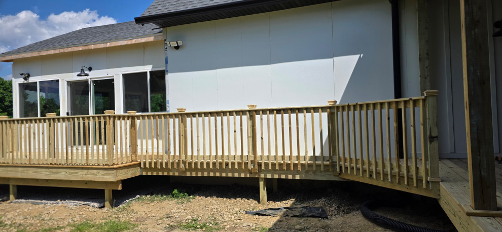 Porch Fix and Deck Build
