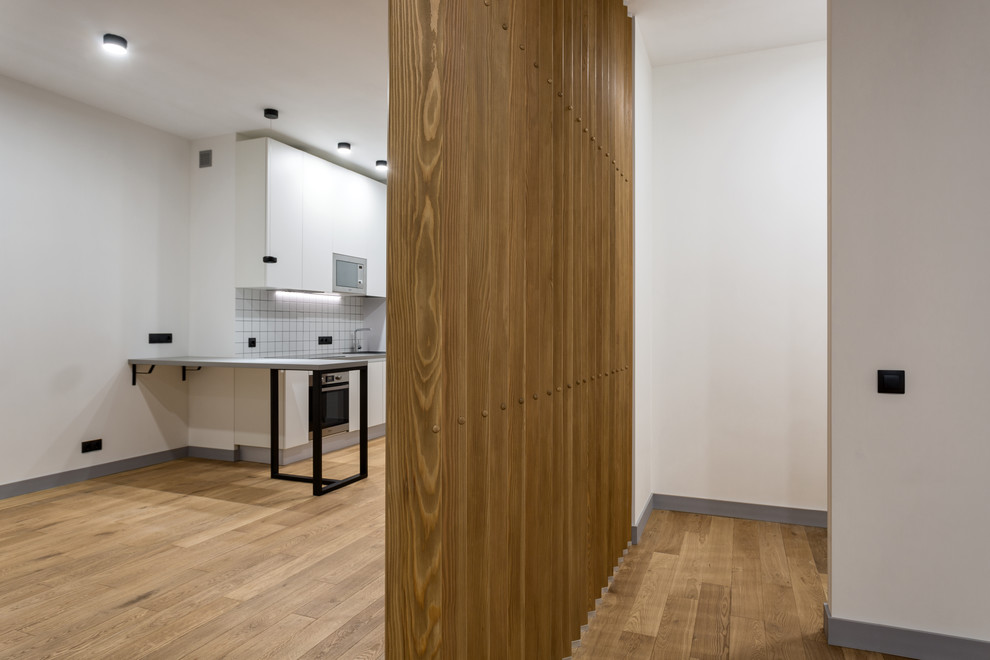 Минималистическая студия в Сколково