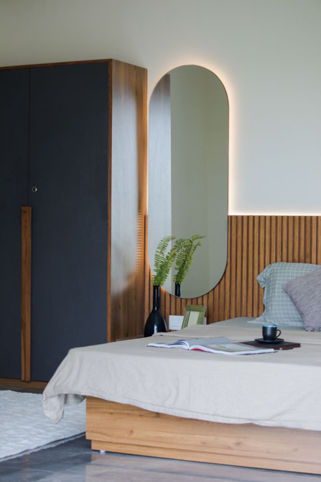 A calm and serene Ahmedabad home Contemporary Bedroom Ahmedabad