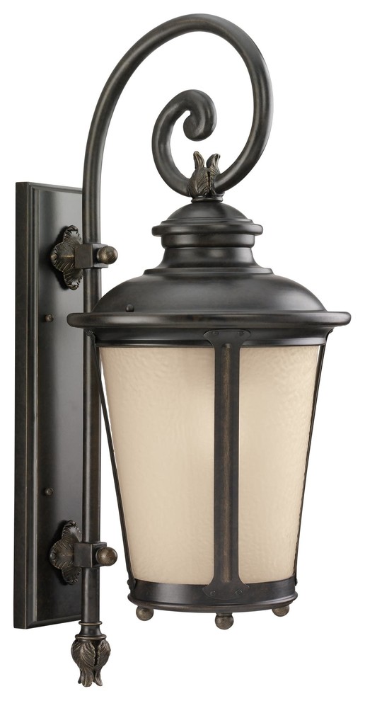Sea Gull Lighting 1-Light Outdoor Lantern, 11" X 13.75" X 26.25"