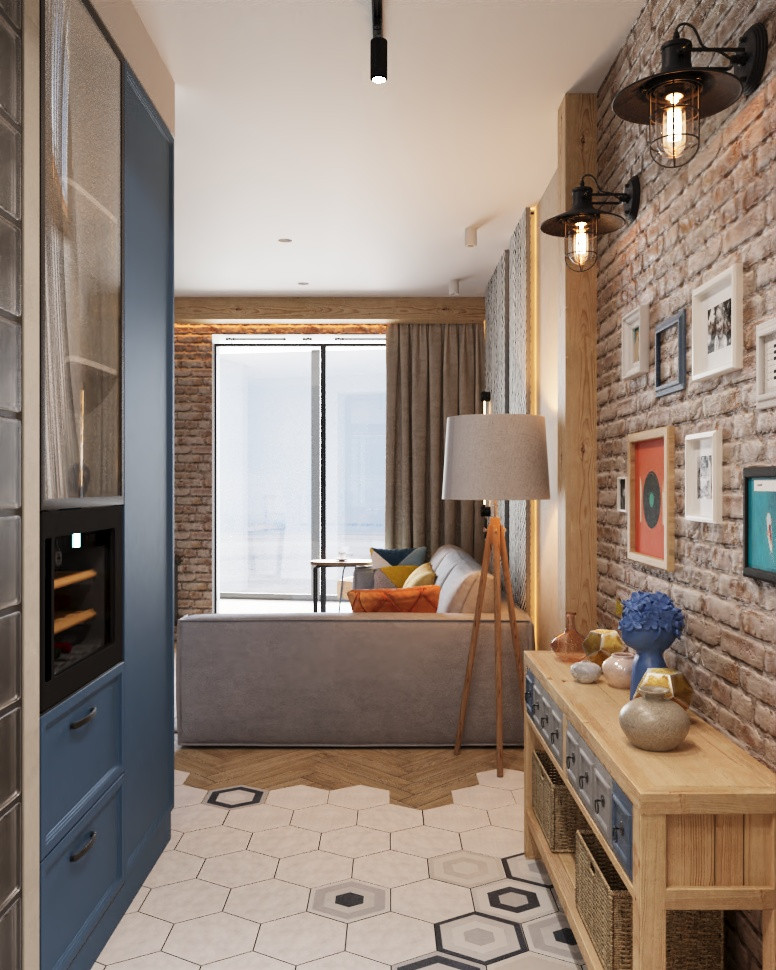 Проект квартиры для девушки 67 кв.м