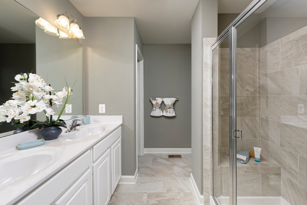Inspiration for a transitional bathroom remodel in Baltimore