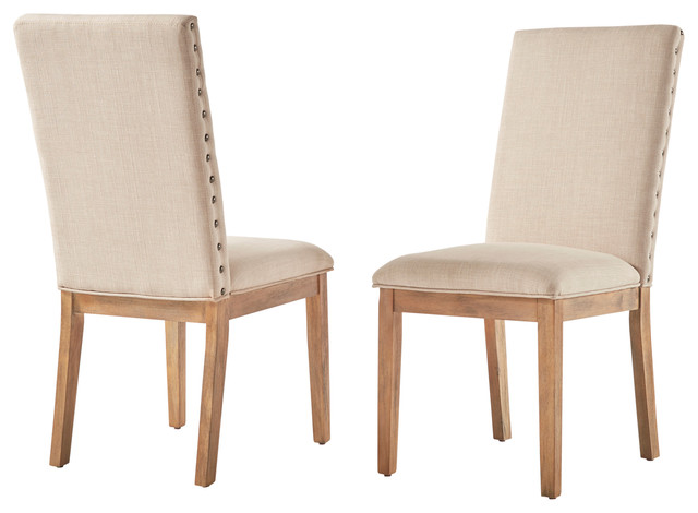 tufted nailhead dining room chairs