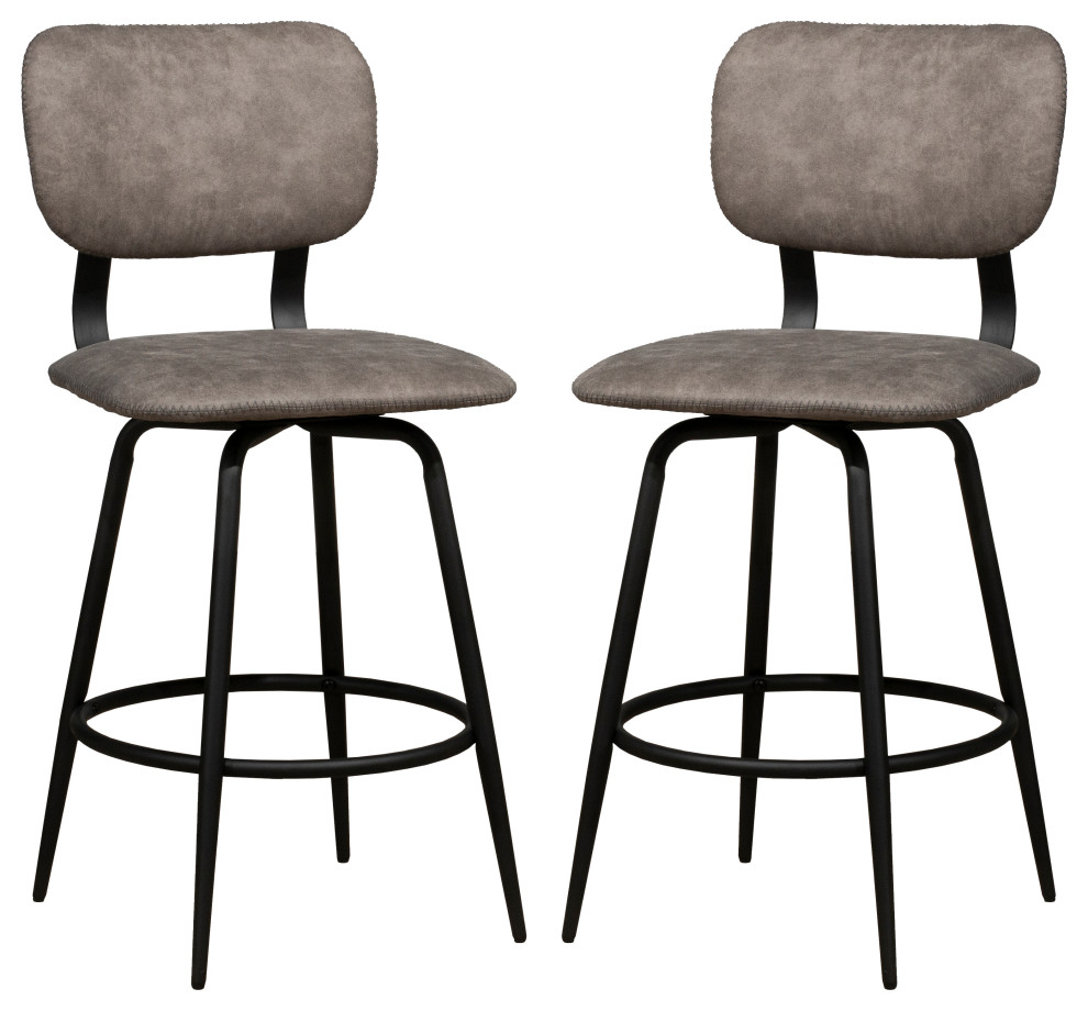 matte black counter height stools
