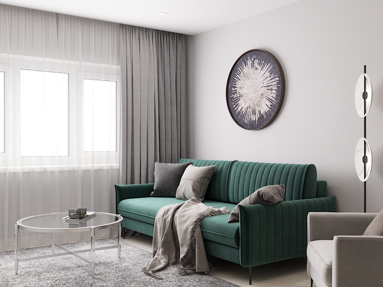 Дизайн проект гостиной