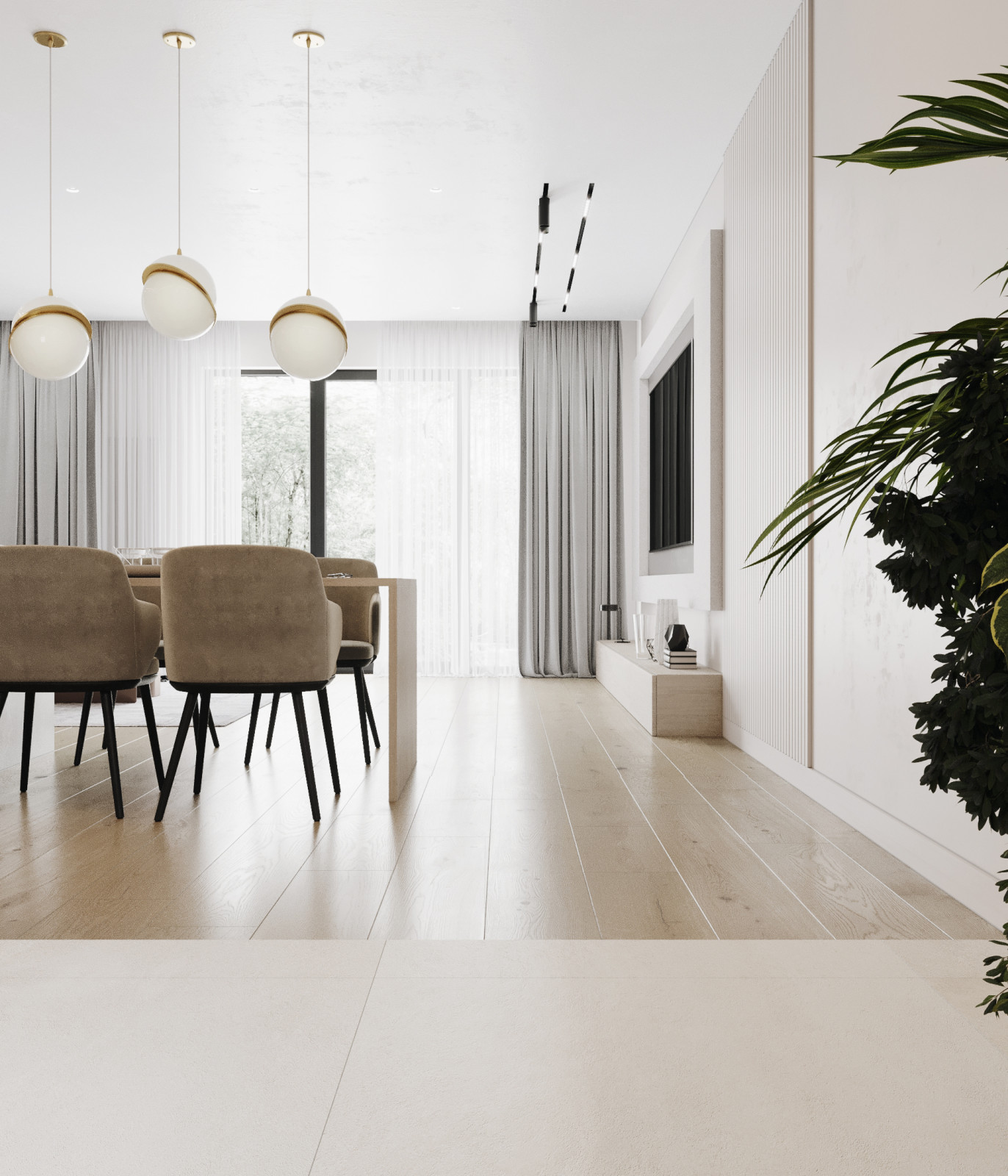 Таунхаус в 3 этажа