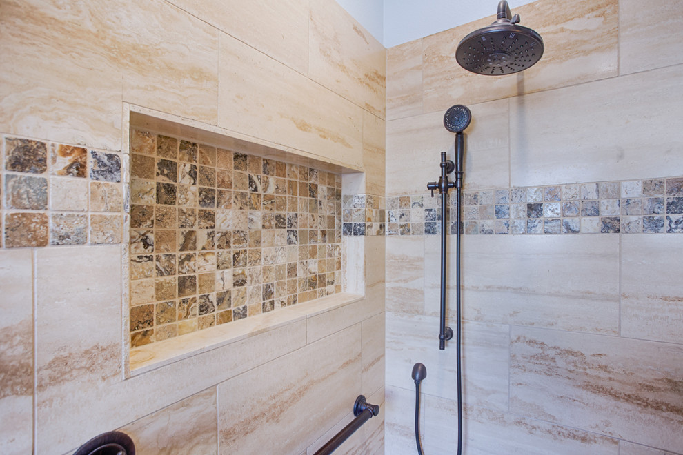 Inspiration for a transitional bathroom remodel in Phoenix