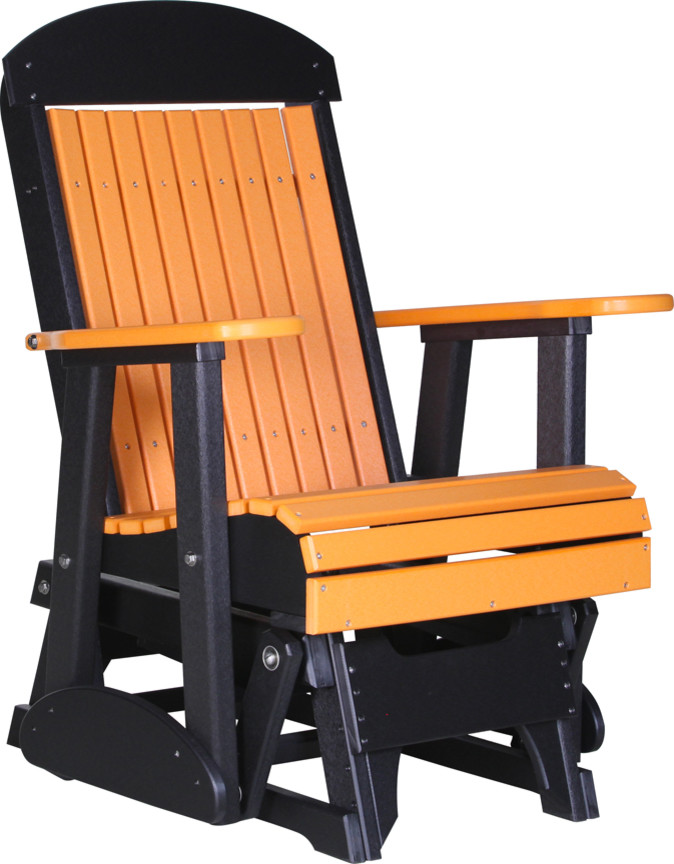 2' Poly Highback Classic Glider Chair Contemporary Outdoor Gliders by Furniture Barn USA