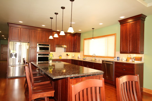 Rich Cherry kitchen
