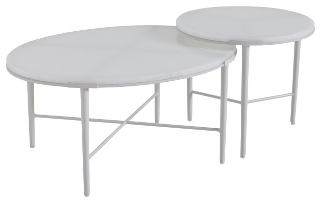 Bunching Cocktail Table - Contemporary - Outdoor Coffee Tables - by