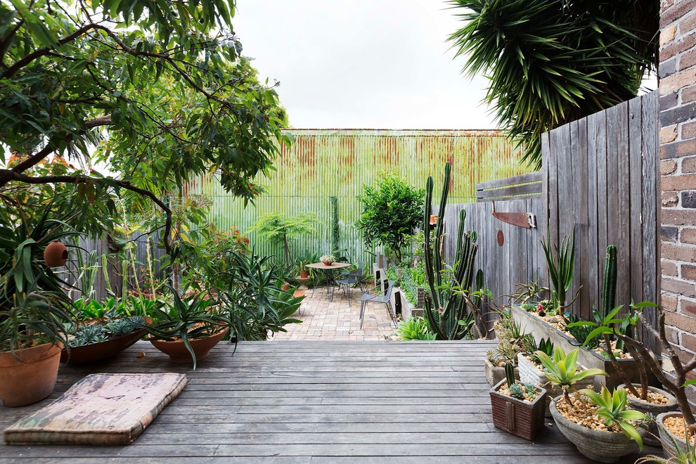 Photo of an eclectic deck in Sydney.