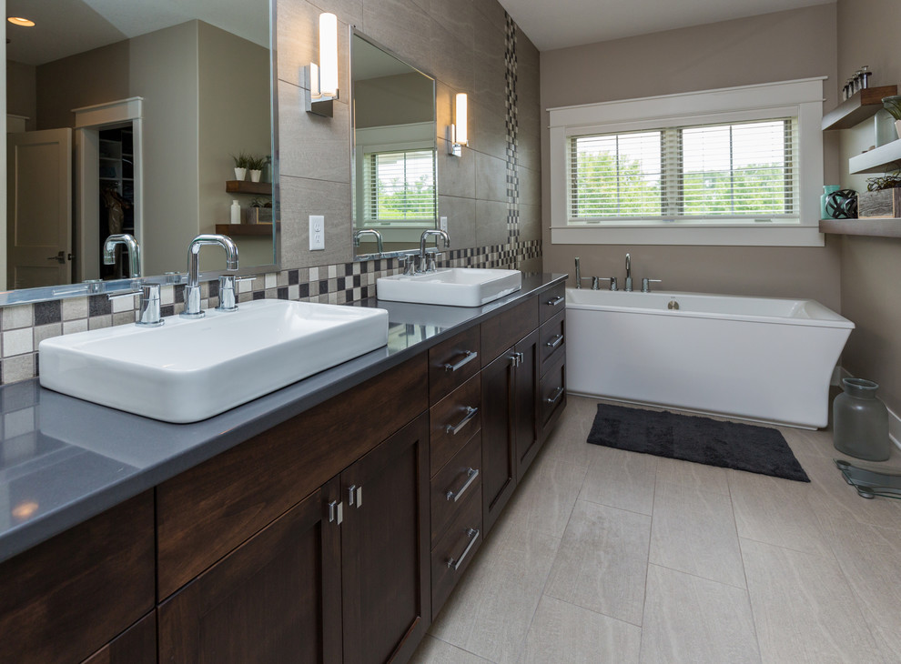Bathroom - transitional bathroom idea in Cedar Rapids