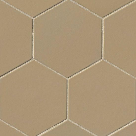 Modern Egzotic Ceramic Costa Allegra Tile, 8x8
