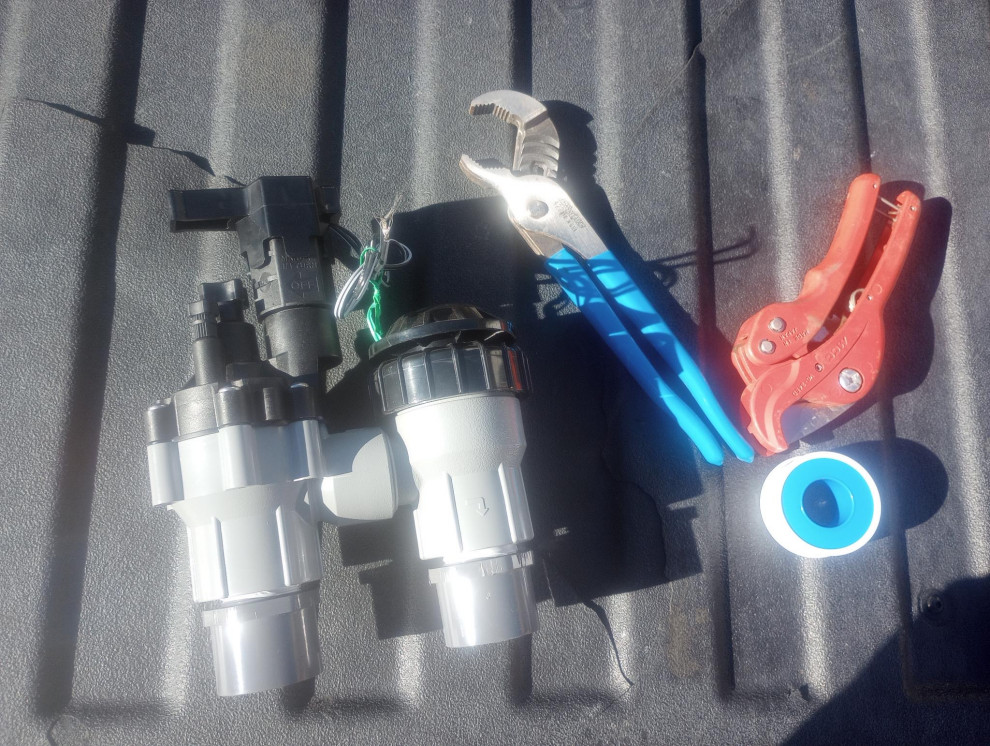 Irrigation valve replacement and sprinkler tune-up